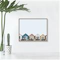 Picture of Beach Huts _GroupedProduct_Rectangle_Landscape_Photography _GroupedProduct_Rectangle_Landscape_Canvas_Framed_