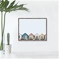 Picture of Beach Huts _GroupedProduct_Rectangle_Landscape_Photography _GroupedProduct_Rectangle_Landscape_Canvas_Framed_