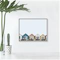 Picture of Beach Huts _GroupedProduct_Rectangle_Landscape_Photography _GroupedProduct_Rectangle_Landscape_Canvas_Framed_