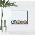 Picture of Beach Huts _GroupedProduct_Rectangle_Landscape_Photography _GroupedProduct_Rectangle_Landscape_Canvas_Framed_