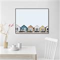 Picture of Beach Huts _GroupedProduct_Rectangle_Landscape_Photography _GroupedProduct_Rectangle_Landscape_Canvas_Framed_