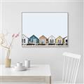 Picture of Beach Huts _GroupedProduct_Rectangle_Landscape_Photography _GroupedProduct_Rectangle_Landscape_Canvas_Framed_