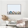 Picture of Beach Huts _GroupedProduct_Rectangle_Landscape_Photography _GroupedProduct_Rectangle_Landscape_Canvas_Framed_