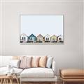 Picture of Beach Huts _GroupedProduct_Rectangle_Landscape_Photography _GroupedProduct_Rectangle_Landscape_Canvas_Framed_