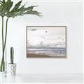 Picture of Beautiful sunset on the beach _GroupedProduct_Rectangle_Landscape_Photography _GroupedProduct_Rectangle_Landscape_Canvas_Framed_