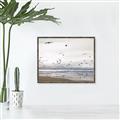 Picture of Beautiful sunset on the beach _GroupedProduct_Rectangle_Landscape_Photography _GroupedProduct_Rectangle_Landscape_Canvas_Framed_
