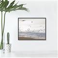 Picture of Beautiful sunset on the beach _GroupedProduct_Rectangle_Landscape_Photography _GroupedProduct_Rectangle_Landscape_Canvas_Framed_