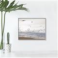 Picture of Beautiful sunset on the beach _GroupedProduct_Rectangle_Landscape_Photography _GroupedProduct_Rectangle_Landscape_Canvas_Framed_