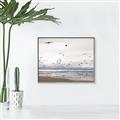 Picture of Beautiful sunset on the beach _GroupedProduct_Rectangle_Landscape_Photography _GroupedProduct_Rectangle_Landscape_Canvas_Framed_