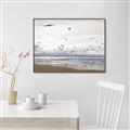 Picture of Beautiful sunset on the beach _GroupedProduct_Rectangle_Landscape_Photography _GroupedProduct_Rectangle_Landscape_Canvas_Framed_