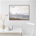 Picture of Beautiful sunset on the beach _GroupedProduct_Rectangle_Landscape_Photography _GroupedProduct_Rectangle_Landscape_Canvas_Framed_