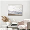 Picture of Beautiful sunset on the beach _GroupedProduct_Rectangle_Landscape_Photography _GroupedProduct_Rectangle_Landscape_Canvas_Framed_