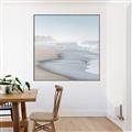 Picture of Muted Waves _GroupedProduct_Square_Photography _GroupedProduct_Square_Canvas_Framed_