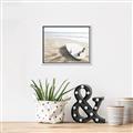 Picture of Surfboard on the Sand _GroupedProduct_Rectangle_Landscape_Photography _GroupedProduct_Rectangle_Landscape_Canvas_Framed_