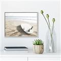Picture of Surfboard on the Sand _GroupedProduct_Rectangle_Landscape_Photography _GroupedProduct_Rectangle_Landscape_Canvas_Framed_