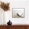 Picture of Surfboard on the Sand _GroupedProduct_Rectangle_Landscape_Photography _GroupedProduct_Rectangle_Landscape_Canvas_Framed_