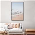 Picture of Beach Birds _GroupedProduct_Rectangle_Portrait_Photography _GroupedProduct_Rectangle_Portrait_Canvas_Framed_