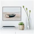 Picture of Beach Boat _GroupedProduct_Rectangle_Landscape_Photography _GroupedProduct_Rectangle_Landscape_Canvas_Framed_