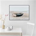 Picture of Beach Boat _GroupedProduct_Rectangle_Landscape_Photography _GroupedProduct_Rectangle_Landscape_Canvas_Framed_