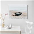 Picture of Beach Boat _GroupedProduct_Rectangle_Landscape_Photography _GroupedProduct_Rectangle_Landscape_Canvas_Framed_