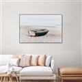 Picture of Beach Boat _GroupedProduct_Rectangle_Landscape_Photography _GroupedProduct_Rectangle_Landscape_Canvas_Framed_