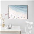Picture of Beach Umbrellas Ariel  _GroupedProduct_Rectangle_Landscape_Photography _GroupedProduct_Rectangle_Landscape_Canvas_Framed_