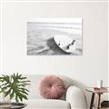 Picture of Surfboard on the Sand _GroupedProduct_Rectangle_Landscape_Photography _GroupedProduct_Rectangle_Landscape_Unframed_Print_Only_