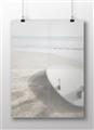Picture of Surfboard on the Sand _GroupedProduct_Rectangle_Landscape_Photography _GroupedProduct_Rectangle_Landscape_Unframed_Print_Only_