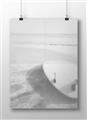 Picture of Surfboard on the Sand _GroupedProduct_Rectangle_Landscape_Photography _GroupedProduct_Rectangle_Landscape_Unframed_Print_Only_