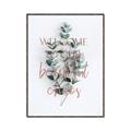 Picture of Welcome _GroupedProduct_Rectangle_Portrait_Canvas_Framed_