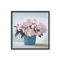 Picture of Pink Roses _GroupedProduct_Square_Canvas_Framed_