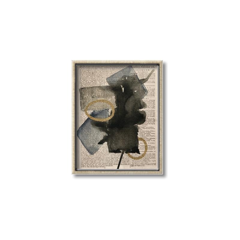 Picture of Abstract Chronicle II _GroupedProduct_Rectangle_Portrait_Canvas_Framed_