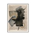 Picture of Abstract Chronicle II _GroupedProduct_Rectangle_Portrait_Canvas_Framed_