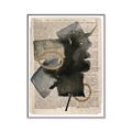 Picture of Abstract Chronicle II _GroupedProduct_Rectangle_Portrait_Canvas_Framed_