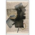 Picture of Abstract Chronicle II _GroupedProduct_Rectangle_Portrait_Canvas_Framed_