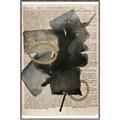 Picture of Abstract Chronicle II _GroupedProduct_Rectangle_Portrait_Canvas_Framed_