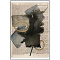 Picture of Abstract Chronicle II _GroupedProduct_Rectangle_Portrait_Canvas_Framed_