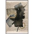 Picture of Abstract Chronicle II _GroupedProduct_Rectangle_Portrait_Canvas_Framed_