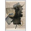 Picture of Abstract Chronicle II _GroupedProduct_Rectangle_Portrait_Canvas_Framed_