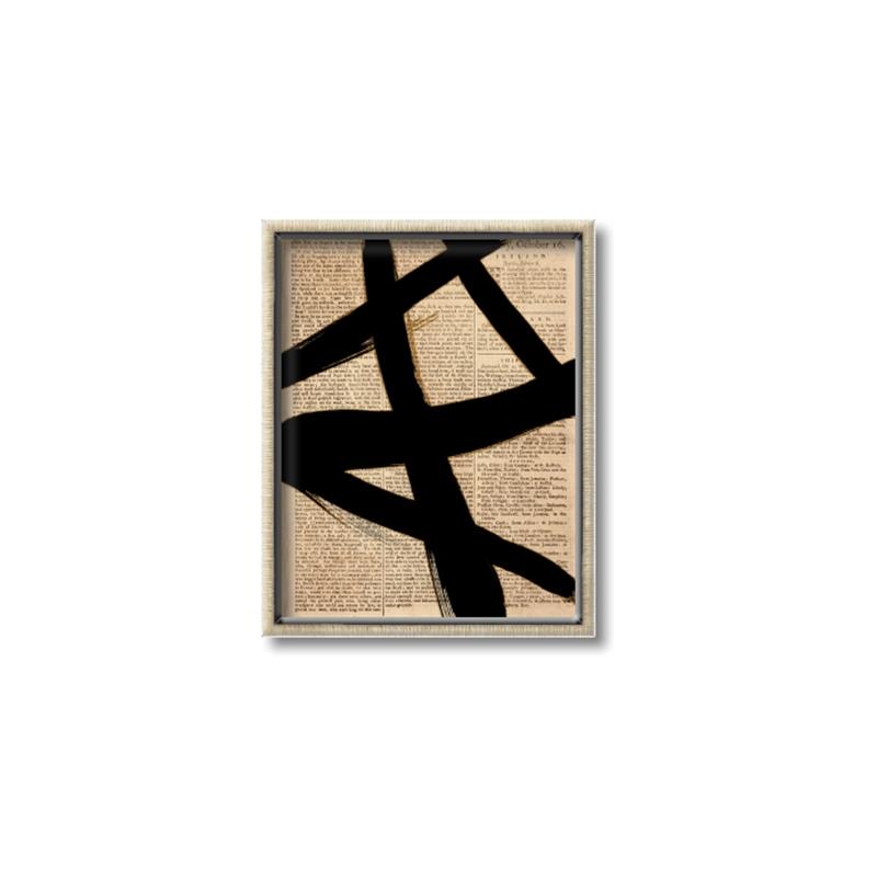 Picture of Symbol Chronicle I _GroupedProduct_Rectangle_Portrait_Canvas_Framed_