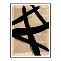 Picture of Symbol Chronicle I _GroupedProduct_Rectangle_Portrait_Canvas_Framed_
