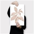 Picture of Neutral Watercolour Botanical I _GroupedProduct_Rectangle_Portrait_Canvas_
