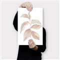 Picture of Neutral Watercolour Botanical II _GroupedProduct_Rectangle_Portrait_Canvas_