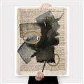 Picture of Abstract Chronicle II _GroupedProduct_Rectangle_Portrait_Canvas_