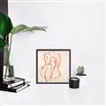 Picture of Body Lines II _GroupedProduct_Square_Canvas_Framed_