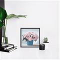 Picture of Pink Roses _GroupedProduct_Square_Canvas_Framed_