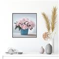 Picture of Pink Roses _GroupedProduct_Square_Canvas_Framed_
