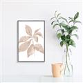 Picture of Neutral Watercolour Botanical I _GroupedProduct_Rectangle_Portrait_Canvas_Framed_