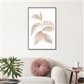 Picture of Neutral Watercolour Botanical II _GroupedProduct_Rectangle_Portrait_Canvas_Framed_
