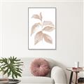 Picture of Neutral Watercolour Botanical II _GroupedProduct_Rectangle_Portrait_Canvas_Framed_